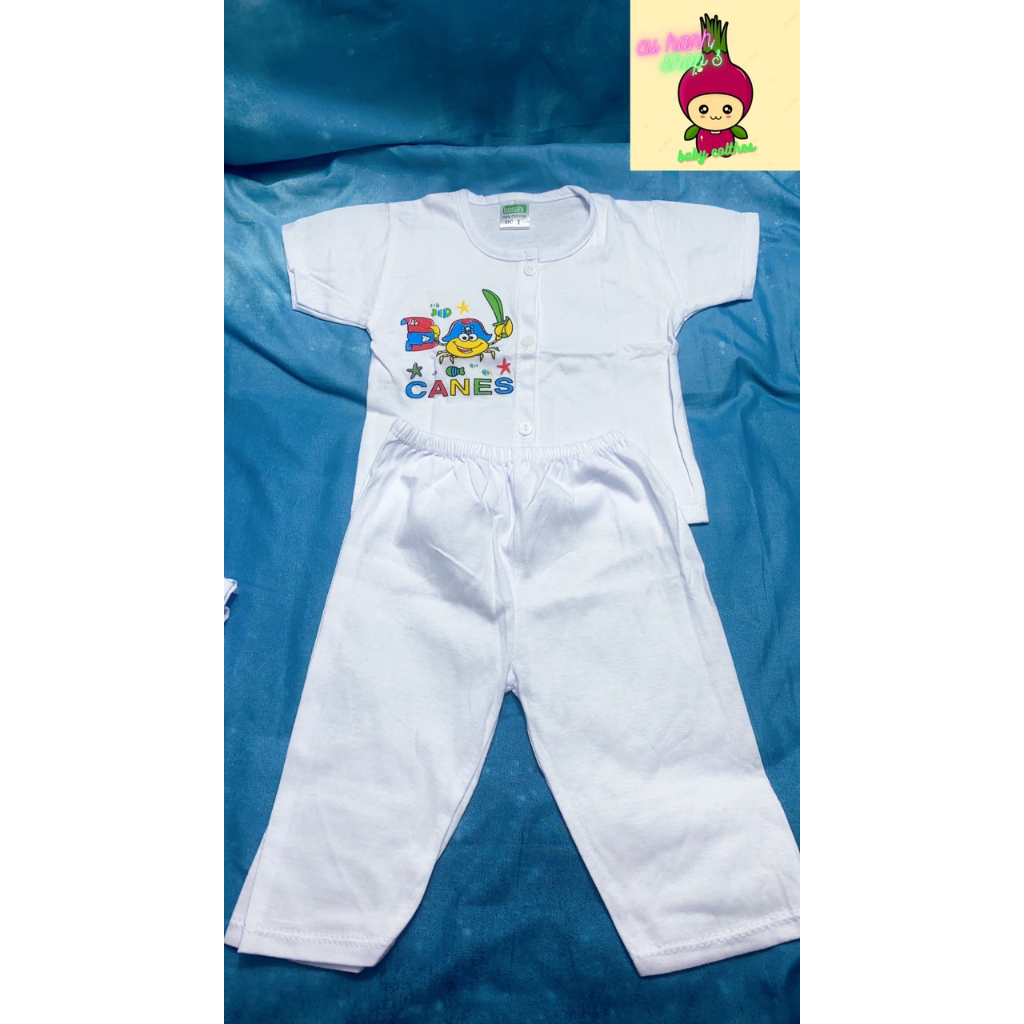 Set áo + quần cotton cho bé sơ sinh