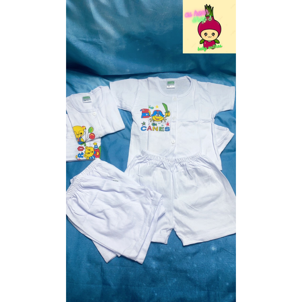 Set áo + quần cotton cho bé sơ sinh