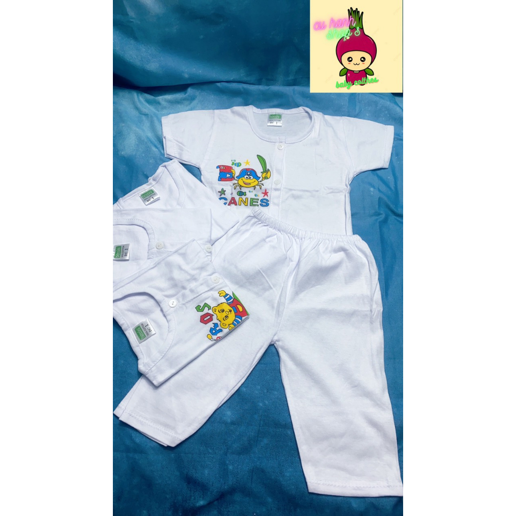 Set áo + quần cotton cho bé sơ sinh