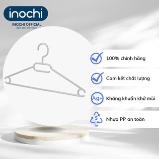 Set 10 Móc treo quần áo nhựa đa năng Hara Inochi người lớn, trẻ em MA186