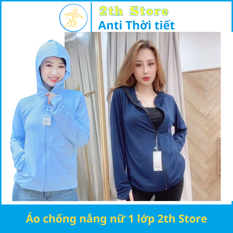 Áo chống nắng nữ 2th Store (Tặng khẩu trang) - Áo khoác chống nắng thông hơi xuất Nhật chống tia UV dày dặn siêu mát