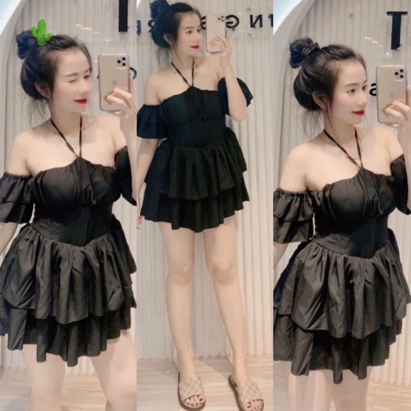 Đầm yếm tầng siêu hot cực sang chảnh _sexy(B.c)