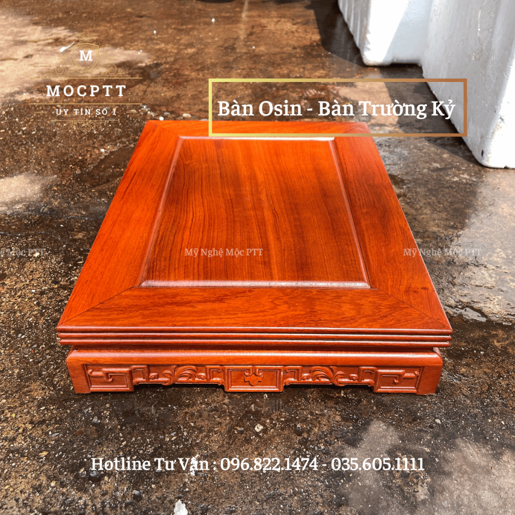 Bàn trà , bàn osin gỗ hương kích thước 30 x 40 , 35 x 50 , 35 x 60 cm trang trí phòng khách , phòng thờ
