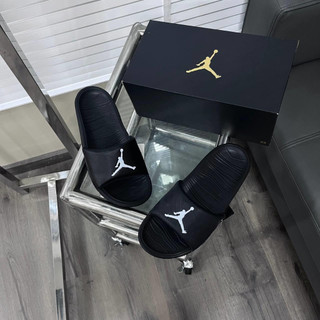 Dép Quai Ngang Jordan Break Slide 'Black White'
