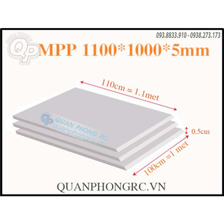Xốp dẻo MPP bao đập làm máy bay mô hình dầy loại lớn 5mm / 3mm