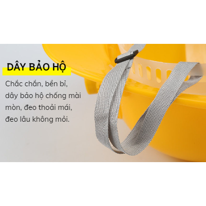 Mũ Điều Hoà, Mũ Bảo Hộ Gắn Quạt Chạy Bằng Năng Lượng Mặt Trời, Kèm Vành Mũ