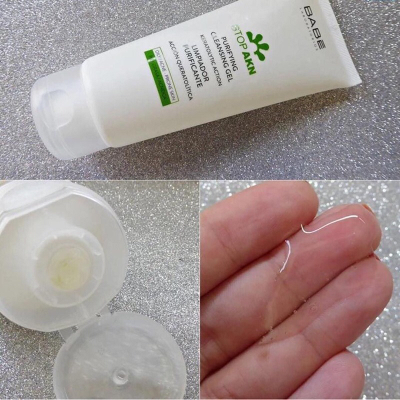 {HÀNG CÔNG TY} Sữa rửa mặt BABE Stop AKN Purifying Cleansing Gel chuyên sâu cho da dầu mụn, da nhạy cảm 200ml