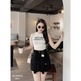 Chân váy jean chữ a THCLOTHES váy bò ngắn cạp cao bóp eo thon gọn tôn dáng trẻ trung cá tính cv denim 83309