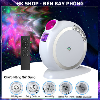Đèn Thiên Hà V5 7 Màu Cảm Ứng Theo Nhạc Vũ Trường, Sân Khấu Dành cho Dân Bay[Hàng Chính Hãng ]