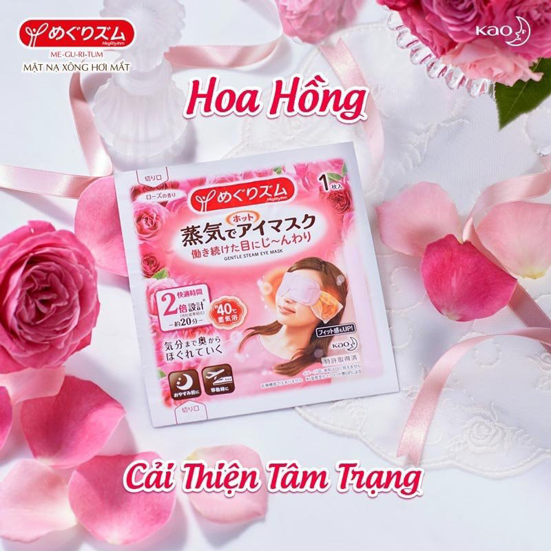 Mặt Nạ Xông Hơi Mắt Nóng Nhật Bản Megrhythm - Mask Mắt Nóng Giúp Thư Giãn, Giảm Quầng Thâm Mắt | BigBuy360 - bigbuy360.vn