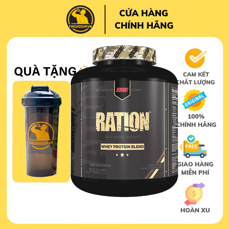 HOÀN XU Redcon1 Ration Hydrolyzed Whey Protein Trợ Giá Cực Tốt 5LBS 2,1kg