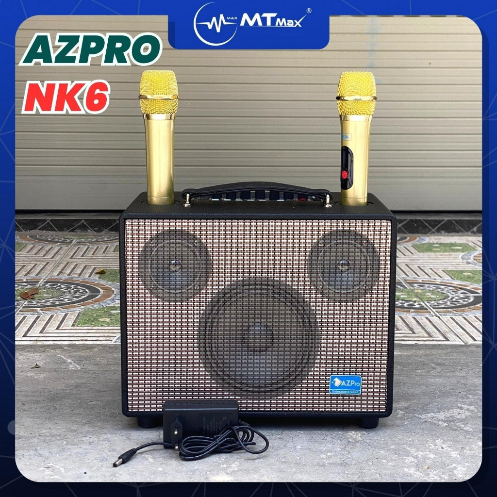 Loa Karaoke Xách Tay AZ NK6 – Bass 16 Công Suất 150W Âm Thanh Mạnh Mẽ, Bổ Sung Loa Mạch Điều Chỉnh Âm Thanh Cơ Bản