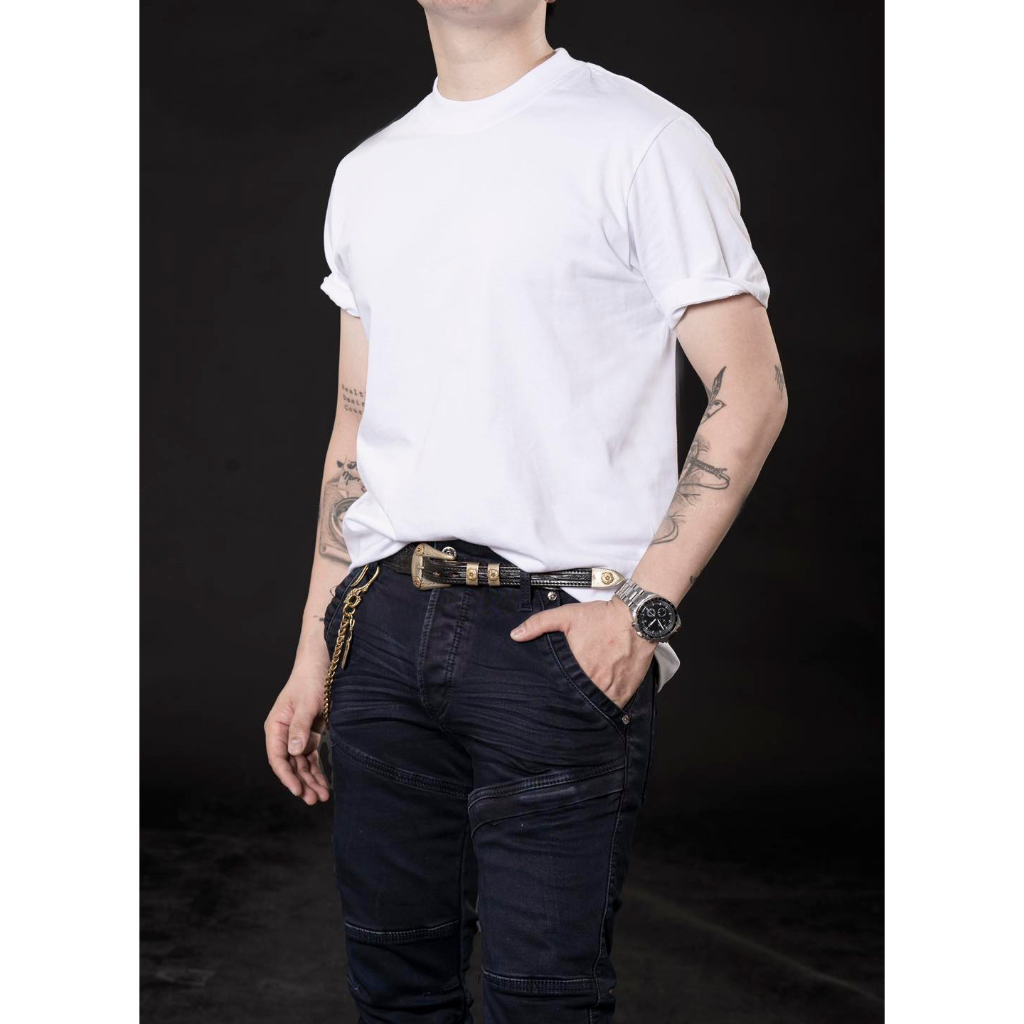 Áo Thun Trắng Đen Form Rộng Unisex / 100% Cotton / Áo phông Mỹ KirkLand Nam Nữ