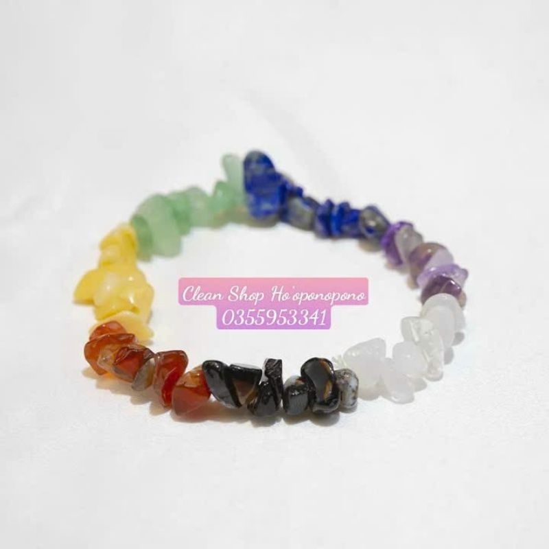 VÒNG TAY CHAKRA 7 MÀU LUÂN XA 🌈 NÂNG CAO NĂNG LƯỢNG
