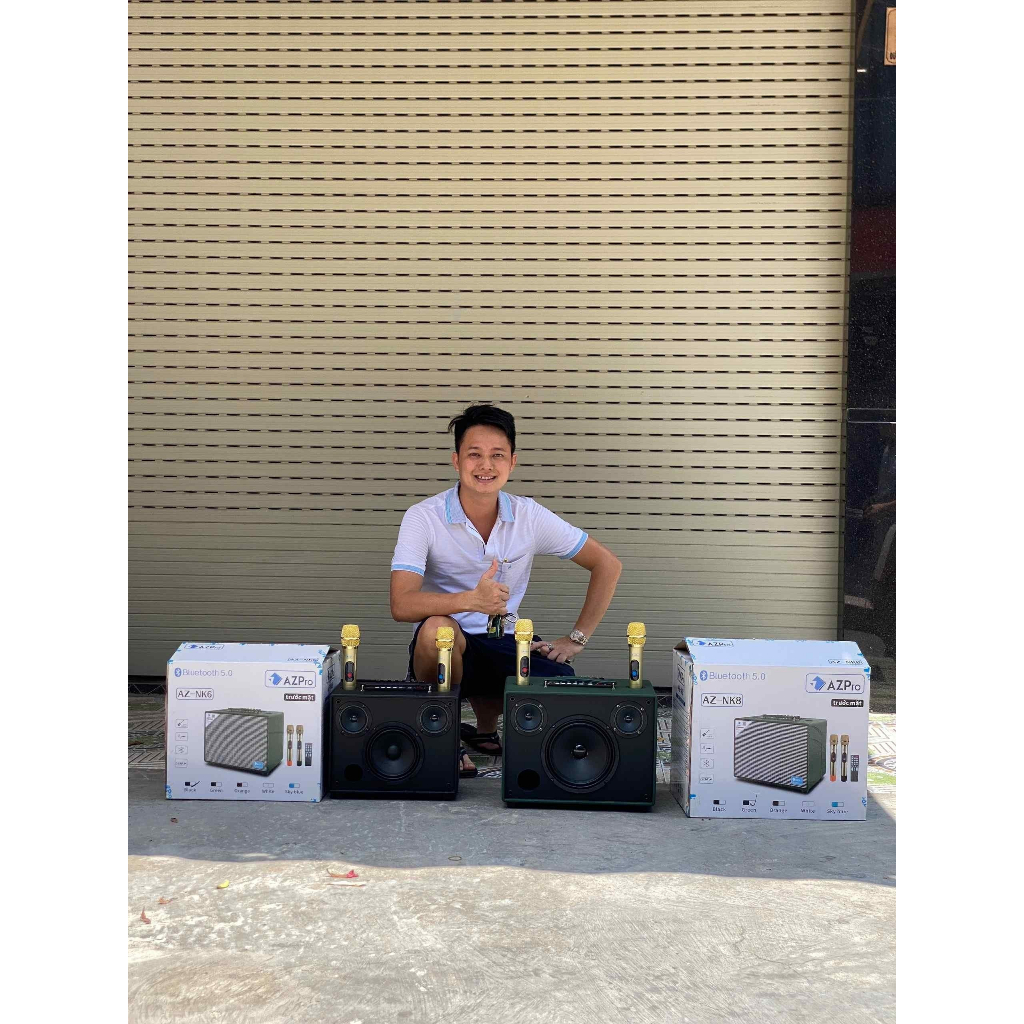 Loa Karaoke Xách Tay AZ NK6 – Bass 16 Công Suất 150W Âm Thanh Mạnh Mẽ. Thiết Kế Tinh Tế Sang Trọng