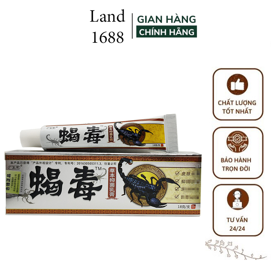 kem bọ cạp bôi nấm ngứa hắc lào, nấm da đầu, vảy nến,không tái phát - landshop sjnvdknb kd