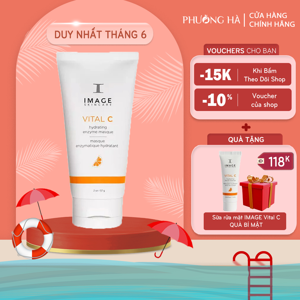 Mặt nạ dưỡng ẩm, phục hồi da Image Skincare VITAL C Hydrating Enzyme Masque 57g