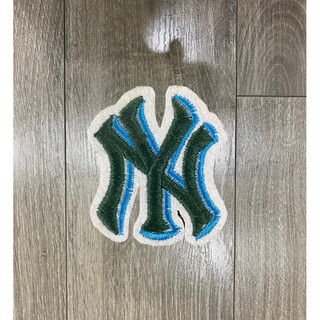 Sticker NY thêu 2 màu 6cm ủi nhiệt