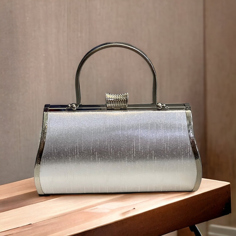 Túi đầm đeo vai có quai xách tay túi đính đá chiếu lấp lánh hợp thời trang