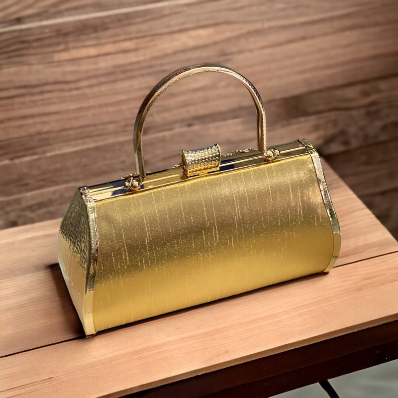 Túi đầm đeo vai có quai xách tay túi đính đá chiếu lấp lánh hợp thời trang