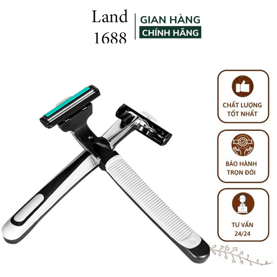 [dcr] Bộ Combo 36 Món Dao Cạo Râu Lưỡi Kép - 36 Lưỡi Cạo Râu, 1 Cây Dao Cạo Thông Minh, 1 Tuýp Gel-l