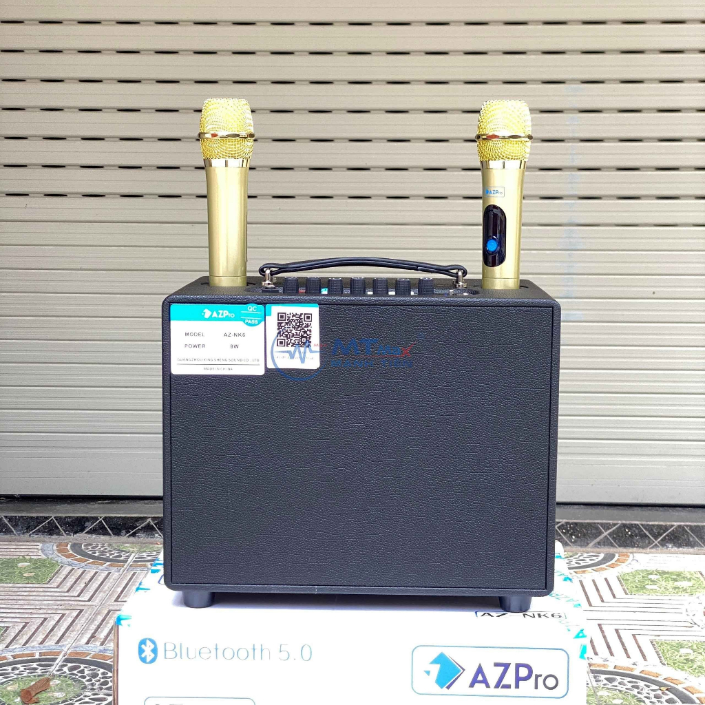 Loa Karaoke Xách Tay AZ NK6 – Bass 16 Công Suất 150W Âm Thanh Mạnh Mẽ, Mềm Mại,  Tinh Tế Và Sang Trọng.
