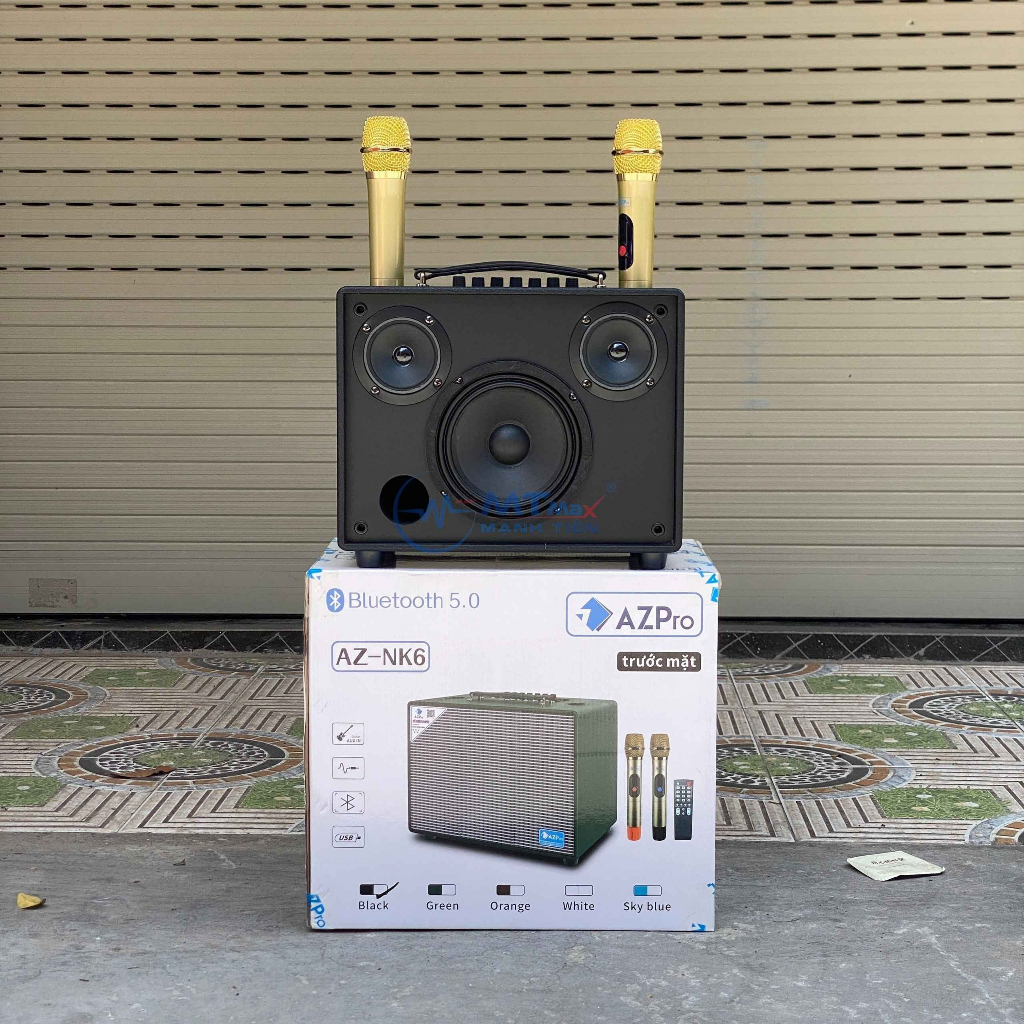 Loa Karaoke Xách Tay AZ NK6 – Bass 16 Công Suất 150W Âm Thanh Mạnh Mẽ, Mềm Mại,  Tinh Tế Và Sang Trọng.