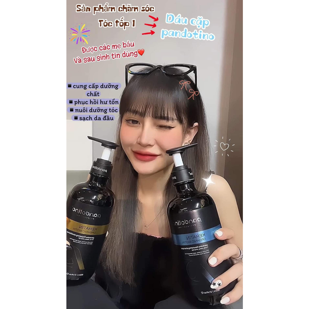 PQS - Gội Xả Pandotino 800ml x 2 chai