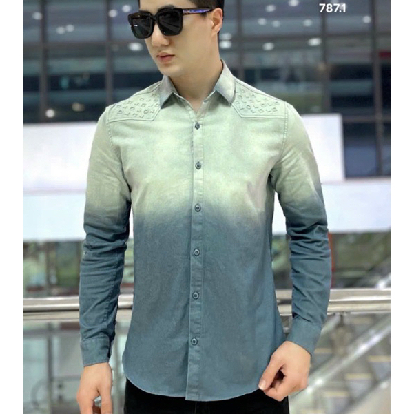 Sơ Mi Nam Vải KaKi Chât Đẹp Chuẩn From Body