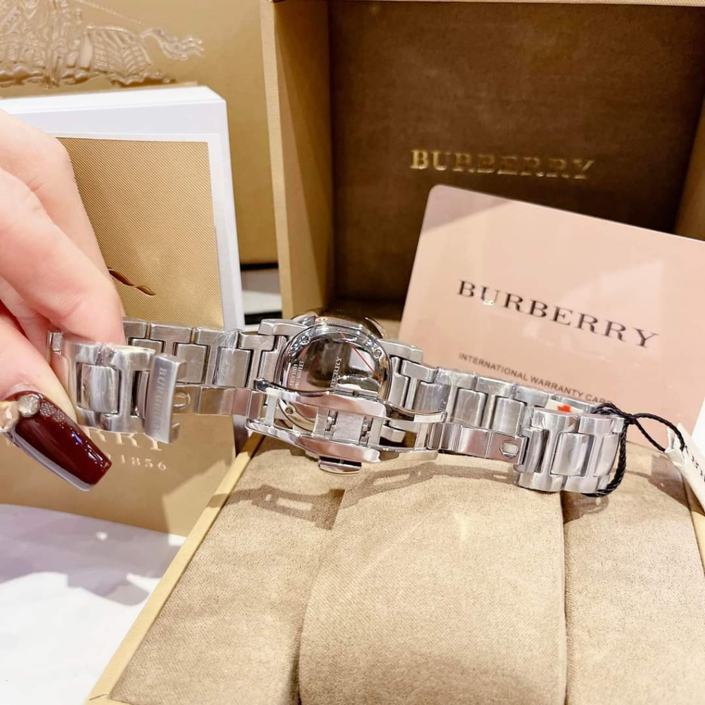 Đồng Hồ Nữ Dây Thép Bur.ber.ry,Size:38mm,Full Box Hãng,Mẫu Độc Đáo Nhà BBR