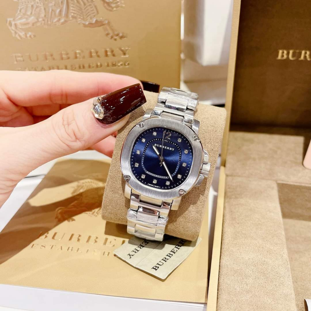 Đồng Hồ Nữ Dây Thép Bur.ber.ry,Size:38mm,Full Box Hãng,Mẫu Độc Đáo Nhà BBR