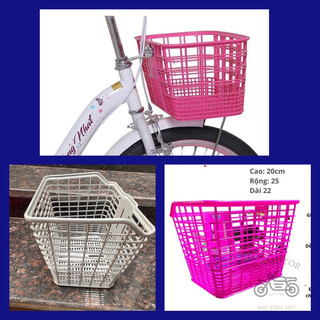 Giỏ rổ xe đạp mini trẻ em , giỏ xe đạp mini nhựa