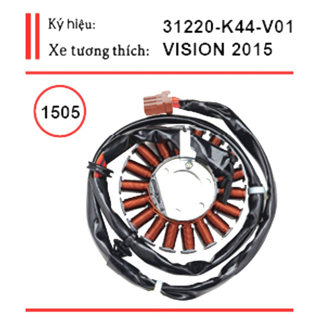 CUỘN DÂY MÁY PHÁT ĐIỆN XE VISION 2015