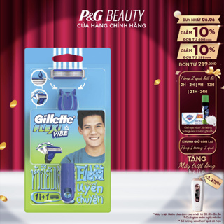 Dao Cạo Râu GILLETTE Flexi Vibe Hộp 1 Cán Dao Và 1 Lưỡi