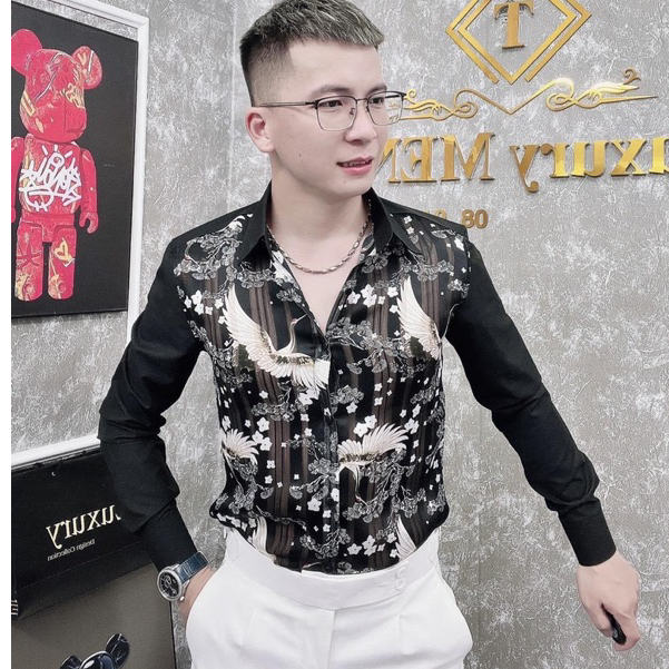 Sơ Mi Nam Vải Hàn Trơn Mịn Không Nhăn Không Phai Không Xù