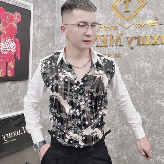 Sơ Mi Nam Vải Hàn Trơn Mịn Không Nhăn Không Phai Không Xù