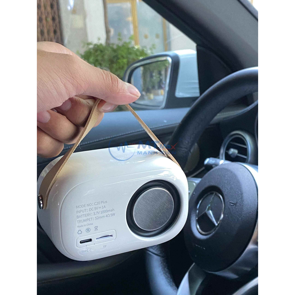 Loa Bluetooth Kèm Mic C20 Plus nhỏ gọn – Dung Lượng Pin Lớn 1000mah Đảm Bảo Thời Gian Nghe Nhạc Liên Tục Từ 2-4 Tiếng