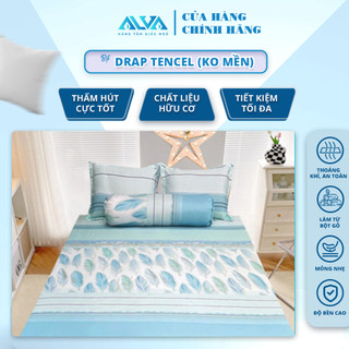 Bộ Drap lụa TENCEL Alva sang trọng, mát lạnh, mềm mịn, độ bền cao, an toàn cho sức khoẻ