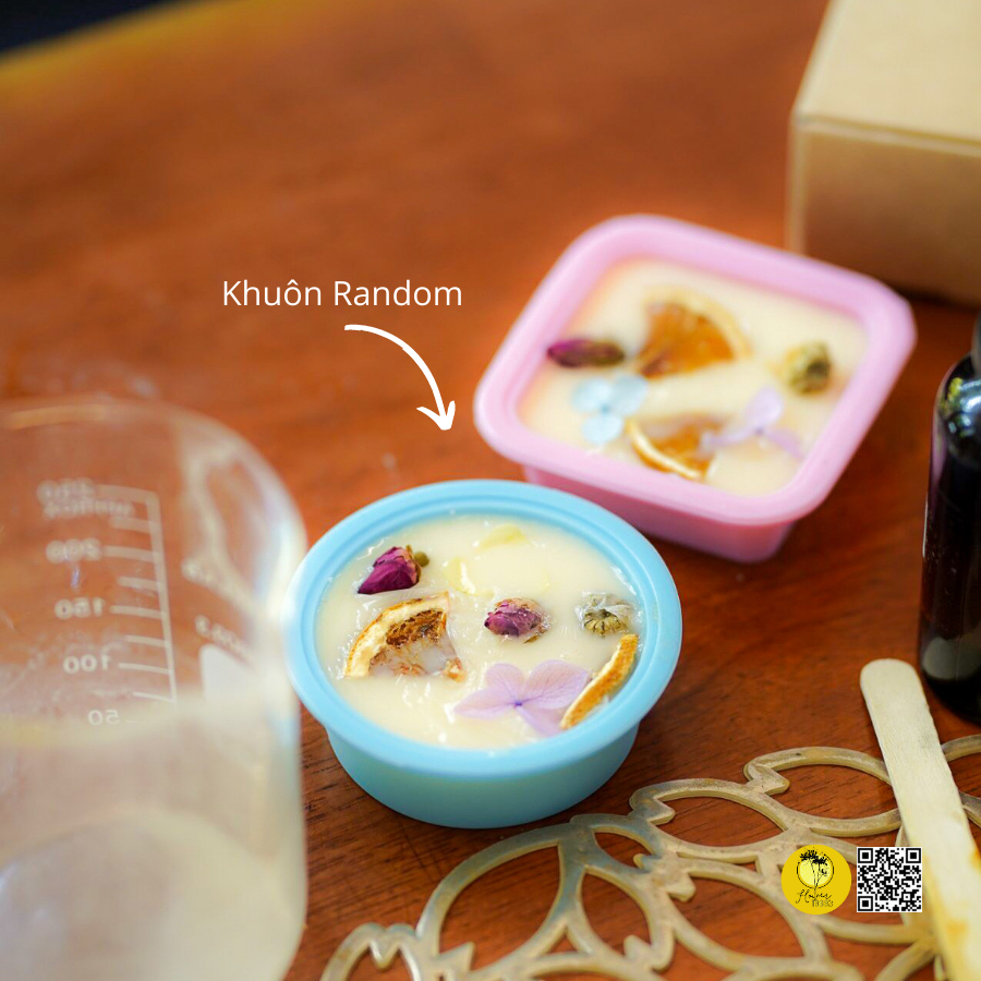 Set nguyên liệu làm xà phòng DIY - Handmade Soap - Flower 1969's