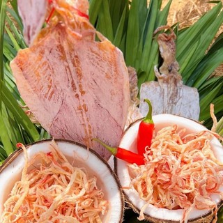 MỰC SỢI ĂN LIỀN ( MỰC HẤP NƯỚC DỪA)