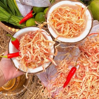 MỰC SỢI ĂN LIỀN ( MỰC HẤP NƯỚC DỪA)