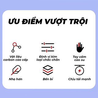 Cán Vợt GUF Hắc Bạch