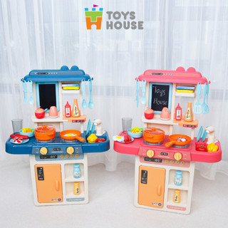 Bộ nhà bếp tập nấu ăn cho bé 36 chi tiết Toyshouse 169/170, đồ chơi nhập vai hướng nghiệp cao cấp