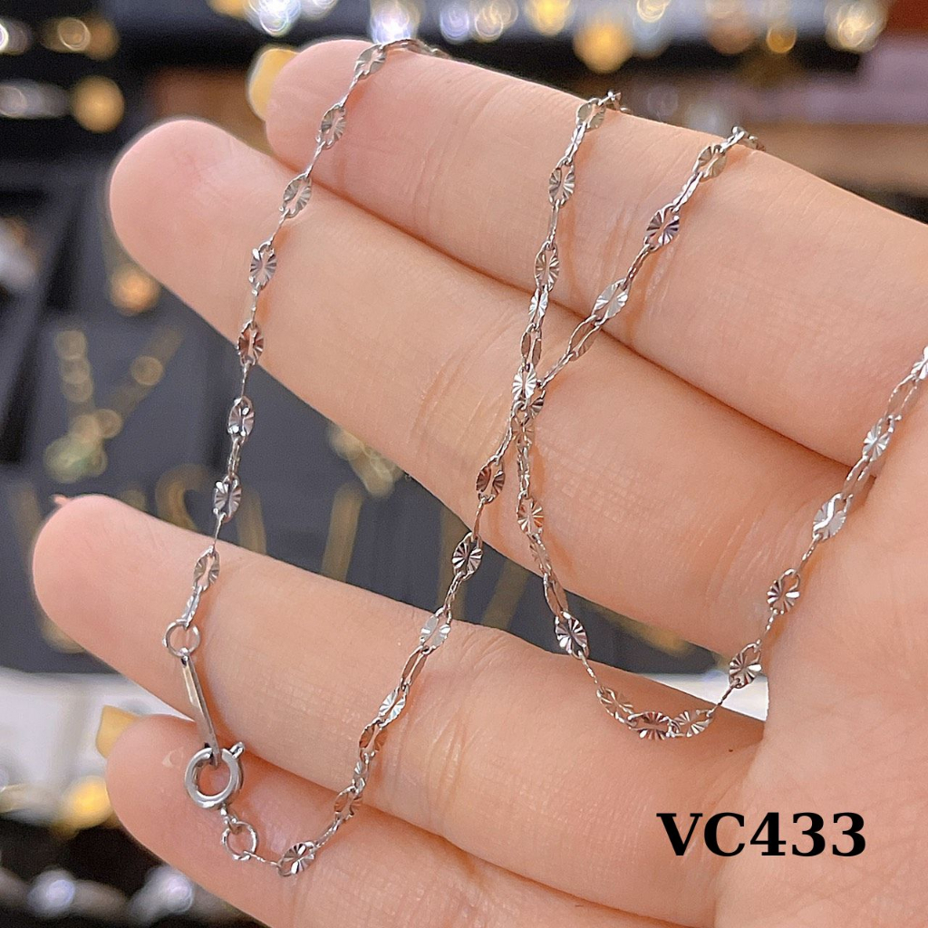 Dây Chuyền Trơn Cho Bé Móc Tròn 4 tất VC433