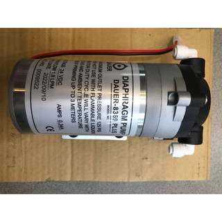 Bơm tăng áp dauer 8369 plus 24v - 125 psi -hàng chính hãng - chuyên dùng cho máy lọc nước ro