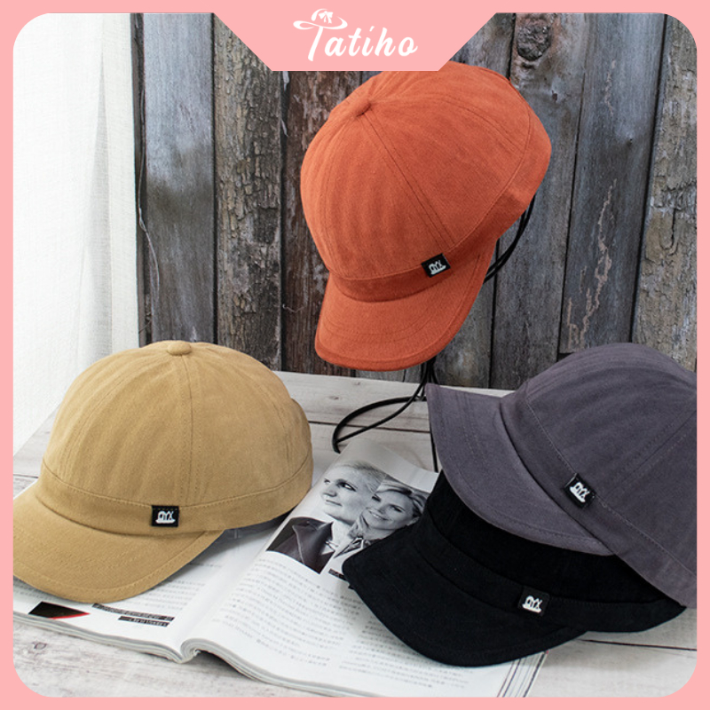 Mũ lưỡi trai unisex nam nữ, Nón kết chất cotton dày dặn họa tiết trơn phong cách đơn giản thời trang Hàn Quốc - Mã NV065