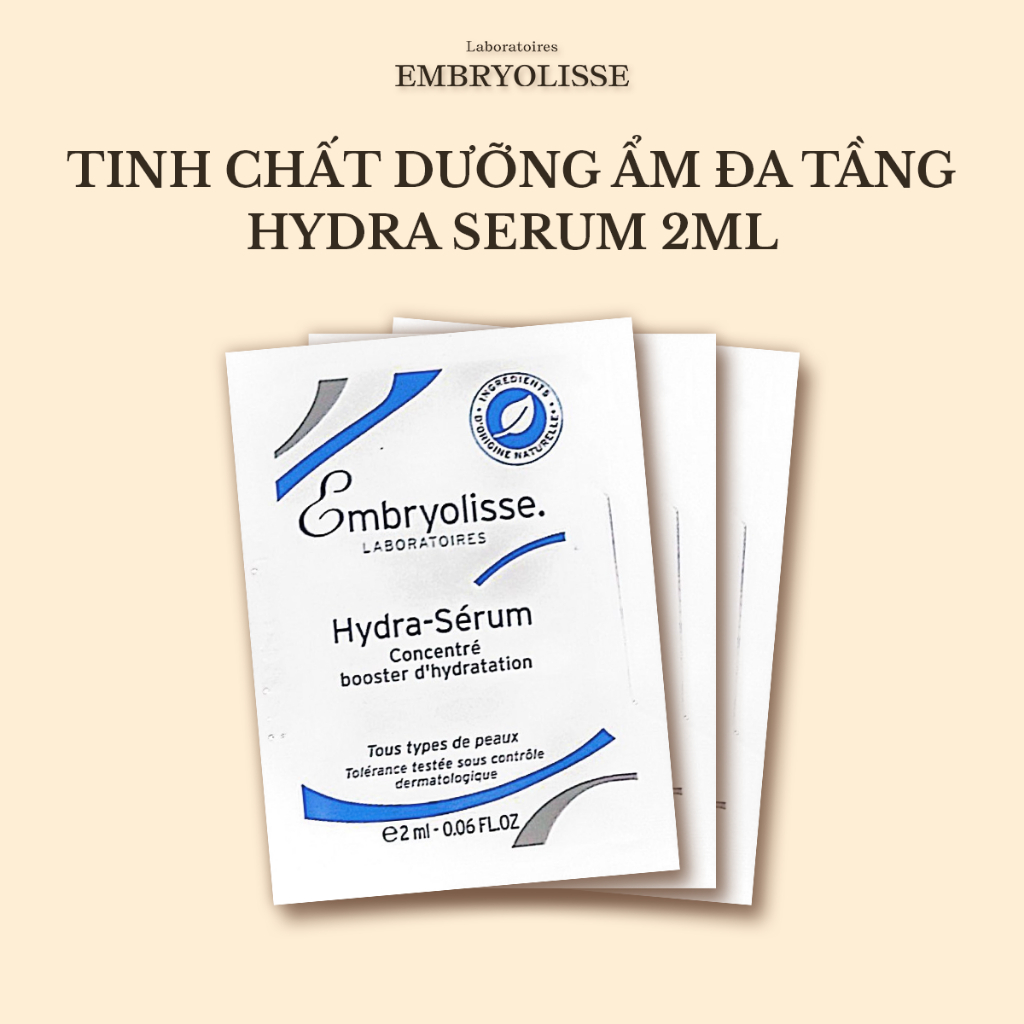 [HB GIFT] Tinh Chất Dưỡng Ẩm Đa Tầng Embryolisse Hydra Serum 2ml/gói