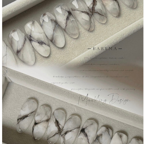 Màu nước vẽ vân đá Nail hũ tròn