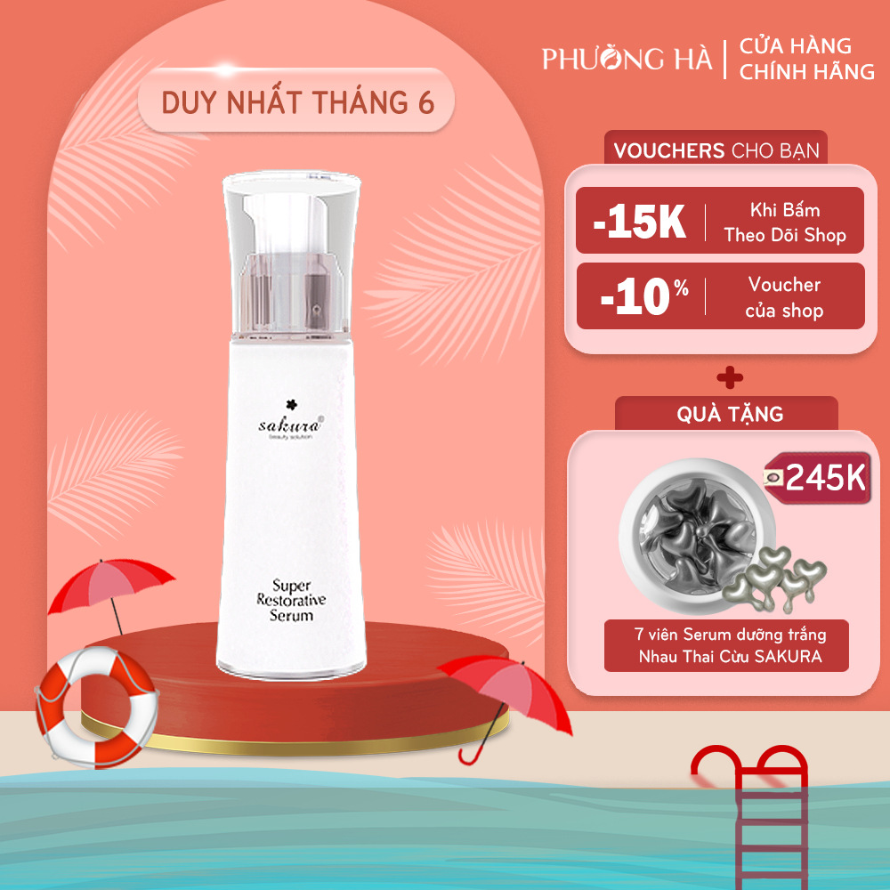 Serum phục hồi, chống lão hoá da Sakura Super Restorative Serum 30ml