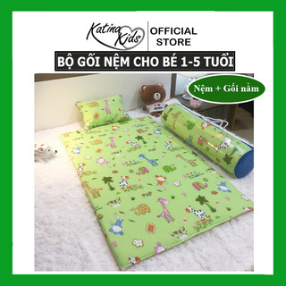 Bộ nệm gối cho bé đi học, ngủ nhà 1-5 tuổi